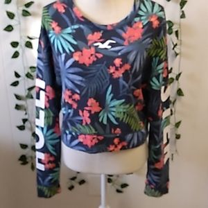 HOLLISTER TROPICAL SWEATSHIRT SZ S